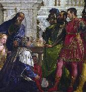 Paolo Veronese Family of persian king Darius before Alexander oil painting on canvas